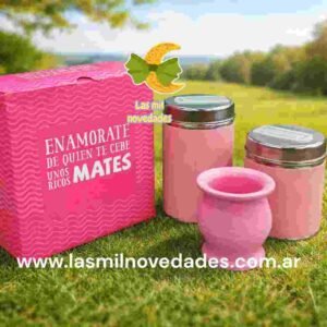 SET DE MATE DELUX EN CAJA variedad de diseños - Imagen 1