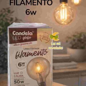 FOCO DECO FILAMENTO 6 watts