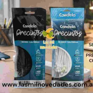 SET con 100 PRECINTOS **cortos 15 cms**