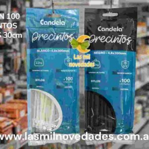 SET con 100 PRECINTOS **LARGOS 30 cms**