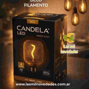 FOCO LAMPARA **BLACK MESH** DECO FILAMENTO