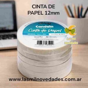 CINTA DE PAPEL 1 x 12 mm x 40 mts UU o CANDELA - Imagen 2