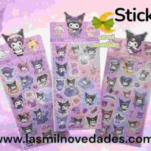 PLANCHA x1 STICKER INFANTIL variedad de diseños