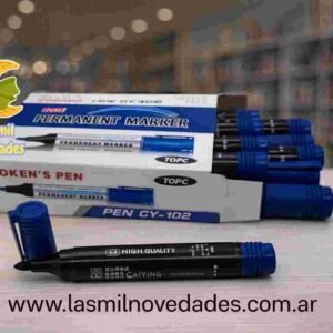 MARCADOR FIBRON PERMANENTE "AZUL" CY-200 XUANCAI PENCIL MAKING - Imagen 1