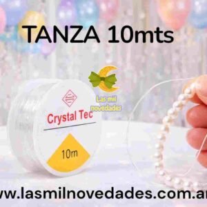 TANZA ELASTICA x 1 rollo de 10 mts