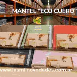 MANTEL "ECO CUERO" 2 MTS variedad de diseños