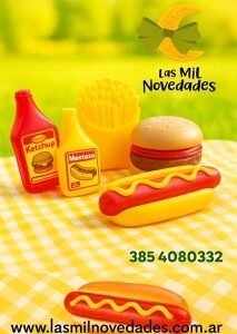 SET DE COMIDAS RAPIDAS FAST FOOD Wawi - Imagen 1