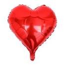 GLOBO "CORAZON ROJO" 10 pulgadas 20 cms aprox