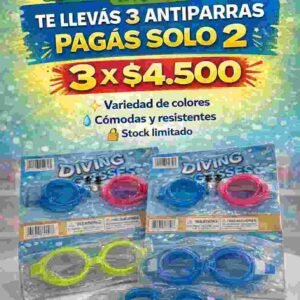 COMBO 3 x 2 ANTIPARRAS variedad de colores