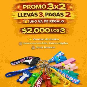 COMBO 3 x 2 en LLAVEROS REFORZADOS!!!