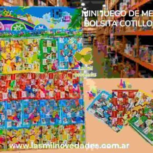 MINI JUEGO DE MESA ¨EN BOLSITA COTILLONERA¨ - Imagen 1