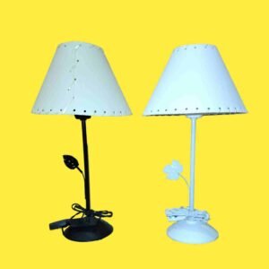 LAMPARA DECO MESA DE LUZ INCLUYE PANTALLA - Imagen 1