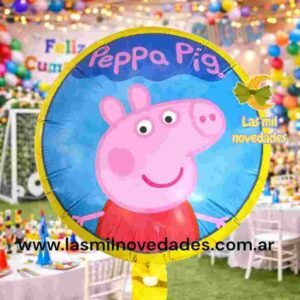 GLOBO "PEPPA PIG" 10 pulgadas 20 cms aprox - Imagen 1