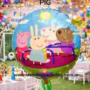 GLOBO "PEPPA PIG" 10 pulgadas 20 cms aprox - Imagen 2