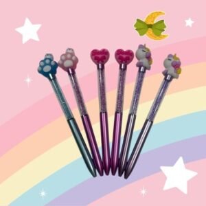 LAPICERA *STRASS* BARBIE, UNICORNIO, PATITAS