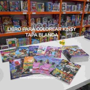 LIBRO COLOREAR KINSY ¨¨TAPA BLANDA¨¨ variedad de diseños