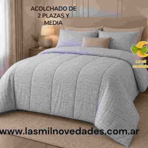 ACOLCHADO REVERSIBLE DOS PLAZAS Y MEDIA 2.20 x 2 mts - Imagen 2