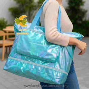 BOLSO DE VIAJE HOLOGRAMADO A1162-10 variedad de colores - Imagen 2