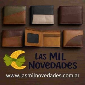 BILLETERA DE HOMBRE "CUERO GENUINO" - Imagen 2