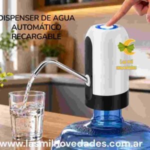 DISPENSER DE AGUA AUTOMATICO RECARGABLE