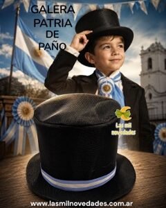 GALERA PATRIA DE PAÑO (No plastico) - Imagen 1