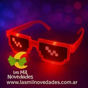 ANTEOJO x 1 **LENTE PIXELADO** CON LUZ LED