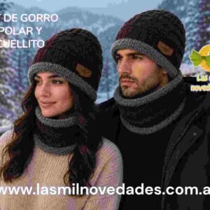 SET DE GORRO POLAR Y CUELLITO