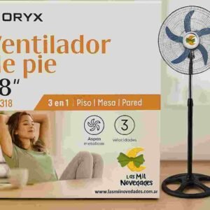 VENTILADOR ORYX 18" 3 en 1 METALICO - Imagen 1