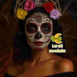 VINCHA DIADEMA CALACA MEXICANA - Imagen 1