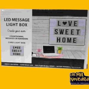 PIZARRA LED MINI POCKET INCLUYE LETRAS 16 x 10 cms