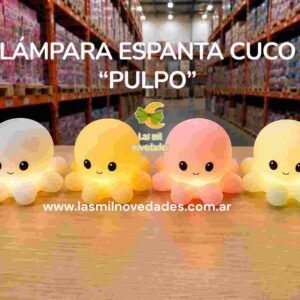 LAMPARA ESPANTA CUCOS PULPO