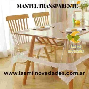 MANTEL TRANSPARENTE variedad de tamaños