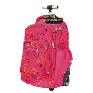 MCR-24D MOCHILA CON CARRITO 18" MOD CORAZON