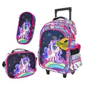 MCT-34B MOCHILA 16" MOD UNICORNIO CON CARR, CARTUCH Y LUNCHERA