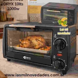 HORNO ELECTRICO ORYX 10LTS 1000w