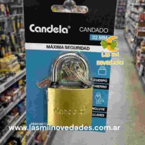 CANDADO 32mm BRONCE Candela