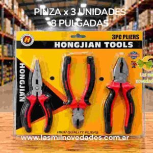 PINZA x 3 unidades 8 PULGADAS - Imagen 1