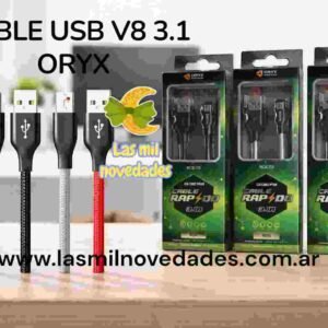 CABLE USB V8 3.1 ORYX