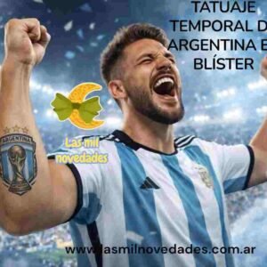 TATUAJE TEMPORAL DE ARGENTINA EN BLISTER - Imagen 4