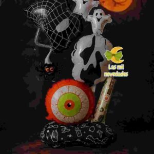 GLOBO FANTASMA CON OJO HALLOWEEN 1,20 MTS