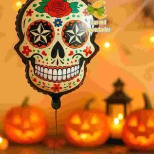 GLOBO CALACA CABEZA CALAVERA - Imagen 1