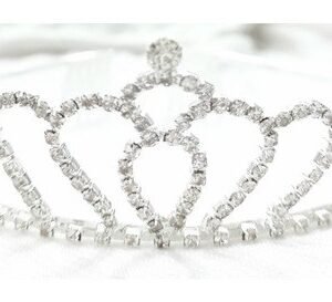 CORONA "METAL CON STRASS" REINA PRINCESA ESTUDIANTINAS - Imagen 1