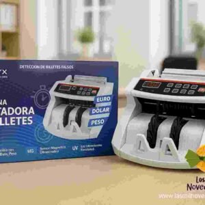 CONTADORA DE BILLETES PREMIUN CON DETECTOR ORYX - Imagen 2