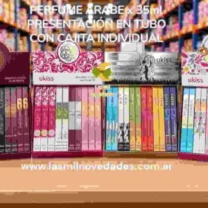 PERFUME ARABE x 35 ML presentacion en tubo con cajita individual - Imagen 1