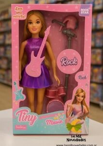 MUÑECA EN CAJA TINY *ROCK* - Imagen 1