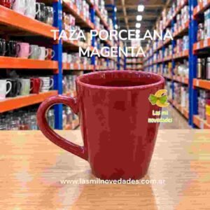 TAZA PORCELANA MAGENTA - Imagen 1