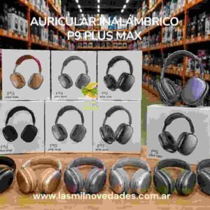 AURICULAR INALAMBRICO VINCHA P9 PLUS MAX - Imagen 1