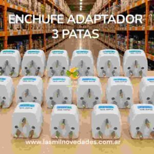 ENCHUFE ADPTADOR 3 PATAS - Imagen 1