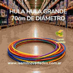 HULA HULA "GRANDE" 70cm de DIAMETRO variedad de colores, Wawi