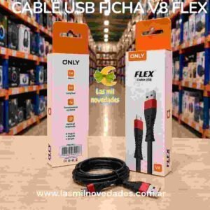 CABLE USB ONLY FICHA V8 3.1 FLEX MOD 0113-121 - Imagen 1